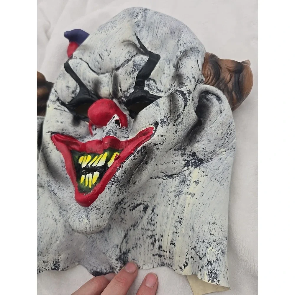 Scary Halloween Clown Mask Costume Party Cosplay Jokester‎ Psycho Clown